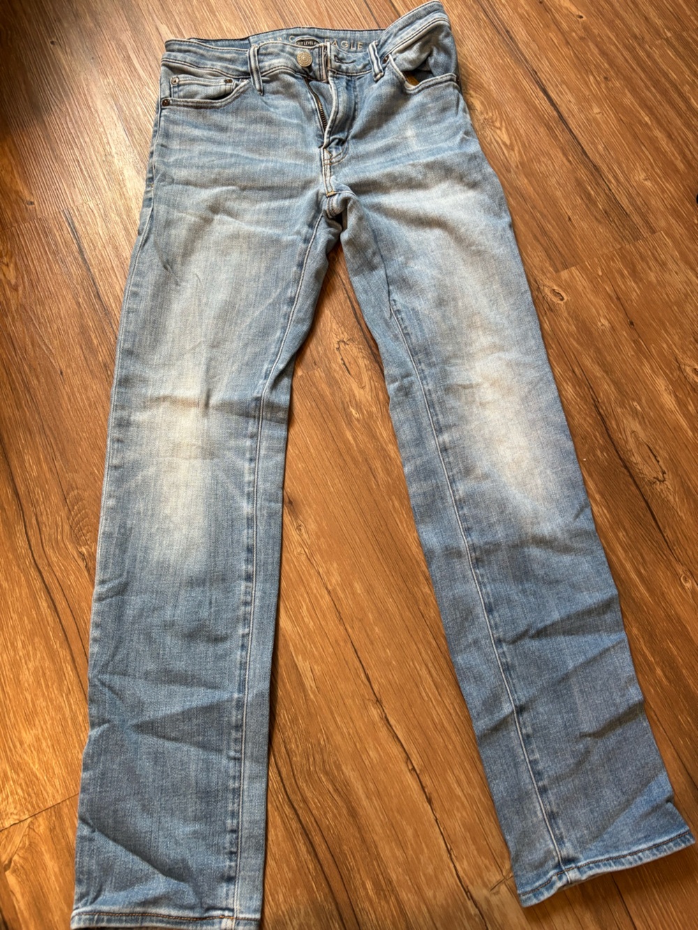 American Eagle Outfitters Light Blue Slim Straight Jeans